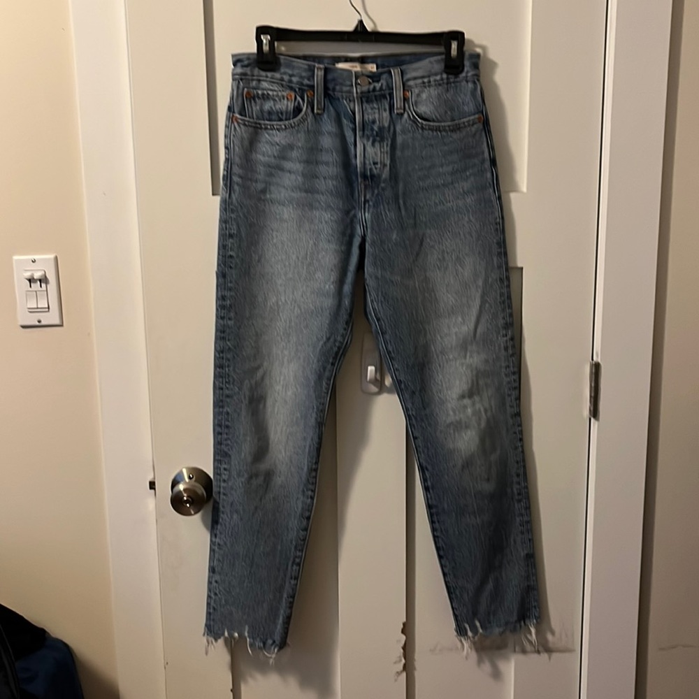 Levi Wedgie Straight Jeans
